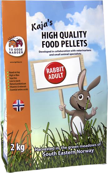 To Gode Naboer Kaninpellets Adult 2kg