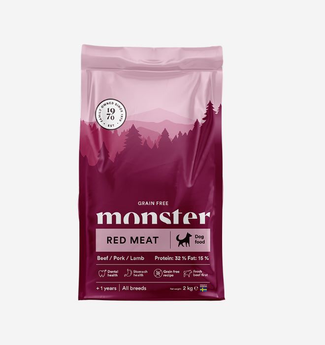 Monster Dog Adult Red Meat