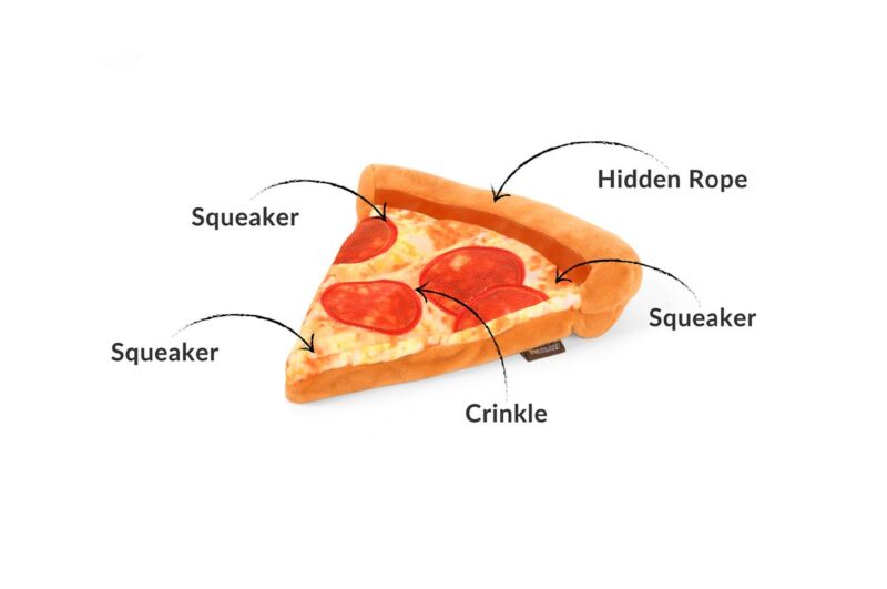 Hundeleke Puppy-roni Pizza