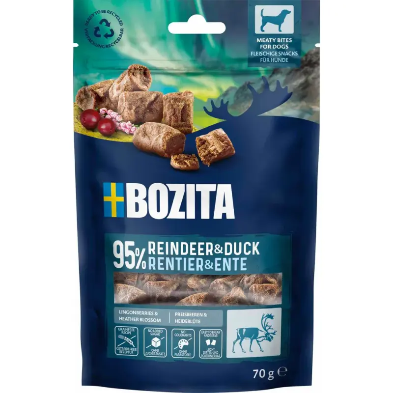 Bozita Meaty Bites Reindeer & Duck 70g