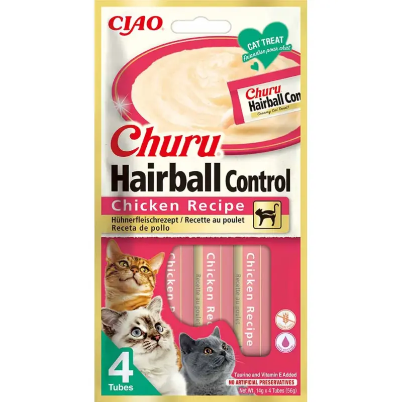 Churu Hairball Control Chicken 4pk