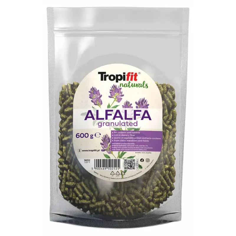 Tropifit Naturals Alfalfa pellets 600g
