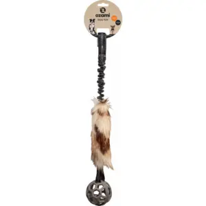 Play-n-tug Faux Fur with Ball 65cm