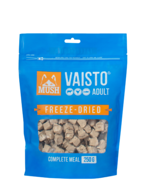 Mush Vaisto frysetørket kalkun-storfe-laks 250g