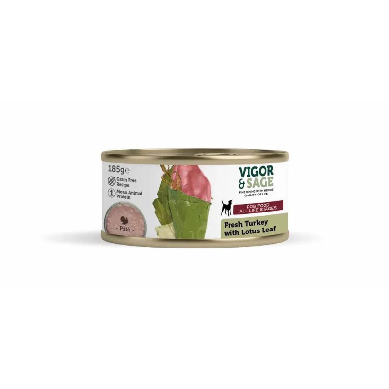 Fresh Turkey & Lotus Leaf 185g