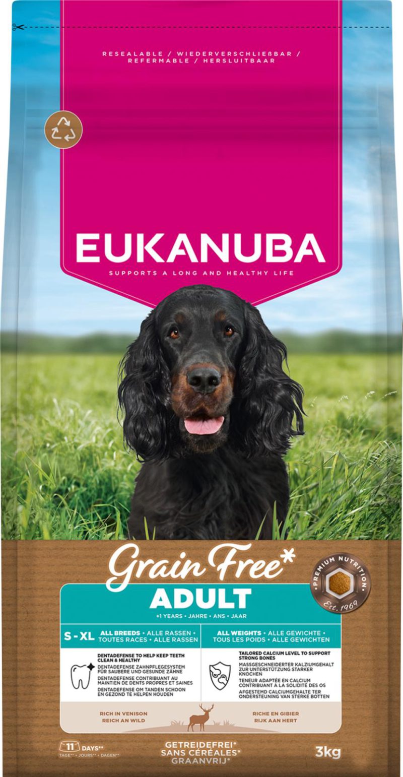 Eukanuba Adult Allbreed Grain Free Hjort