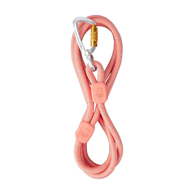 Rope Leash Salmon Pink 10mm