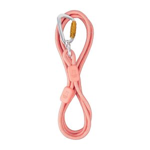 Rope Leash Salmon Pink 8mm