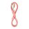 Rope Leash Salmon Pink 8mm
