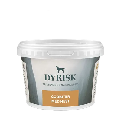 Dyrisk godbiter med Hest 300g