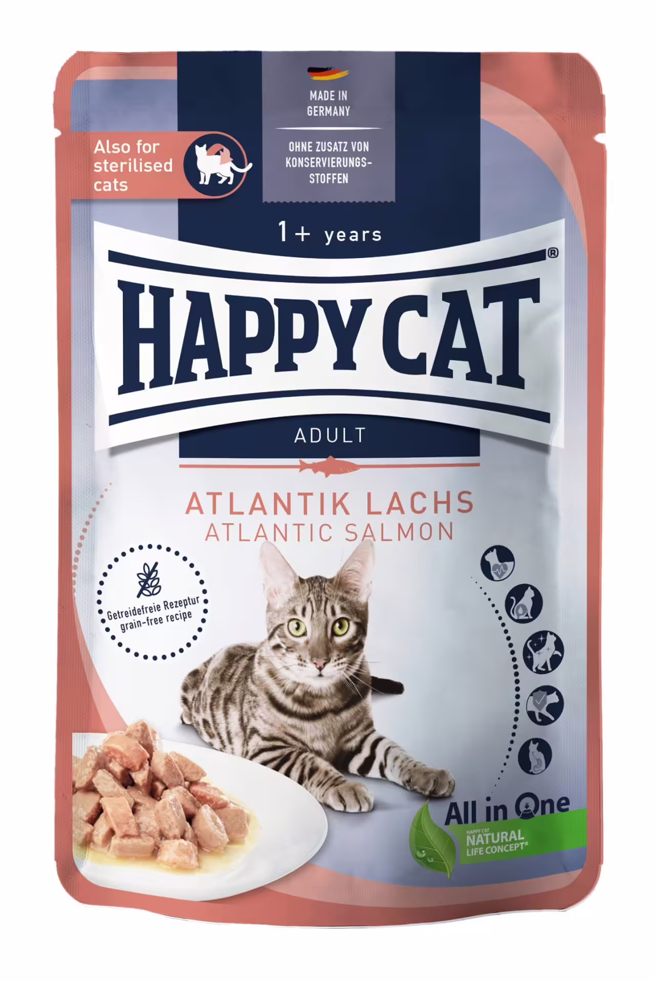 Happy Cat Pouches Culinary Salmon 85g
