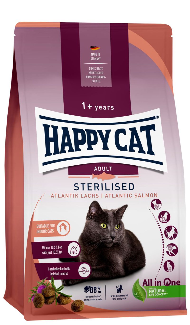Happy Cat Sterilised Adult Salmon