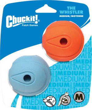 Chuckit! The Whistler Ball 2pk Medium