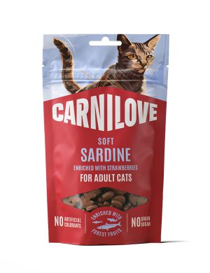 Carnilove Soft Snack Sardin & Jordbær 50g