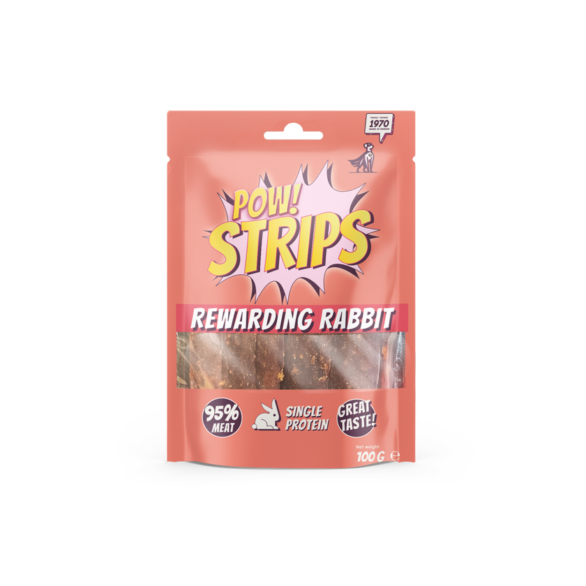 POW Rewarding Rabbit Hundegodbiter 100g