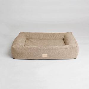 Shiro & Malou Box Bed Hundeseng – Beige